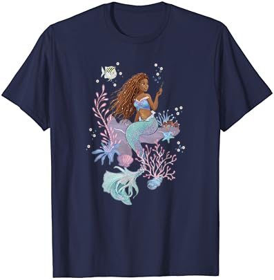 Disney A Pequena Sereia Ariel Sebastian & Flounder Poster T-Shirt