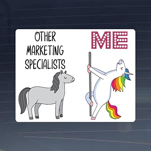 A caneca de leite projeta outros especialistas em marketing Basic Horse, Me Glamorous Unicorn Decal