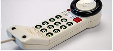 Med-PAT XL88QRC Telefone da sala do paciente descartável com Ringer On/Off