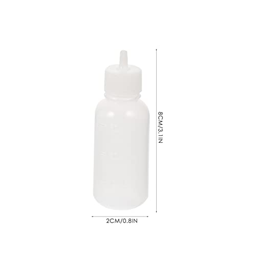 Ceninha de cera de cera vape de precisão Aplicador de gama Aplicador 1 conjunto de agulha cola garrafa de plástico garrafa