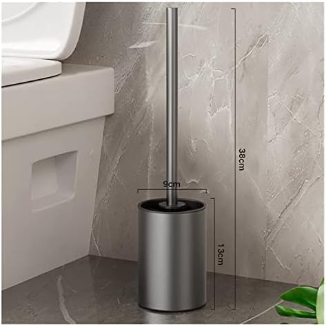 Escova de vaso sanitário zukeems aço inoxidável aço higiênico suporte banheiro ambiental limpeza de limpeza de escova de parede