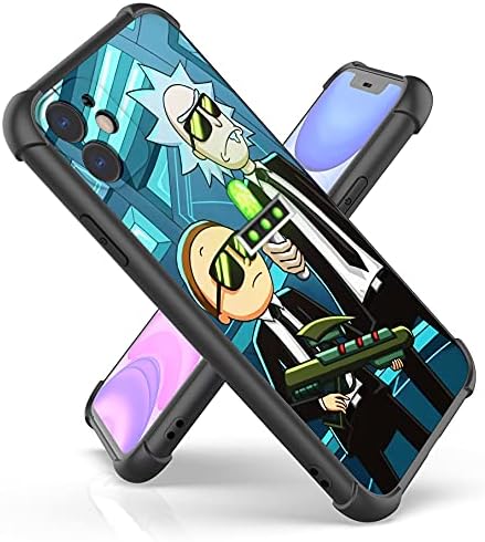 IruNCool Fit para iPhone 11 Case com 4 cantos de proteção de anime de proteção à prova de choques Casos de personalização