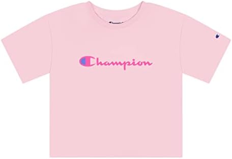 Campeão de roupas infantis garotas originais scripts camiseta