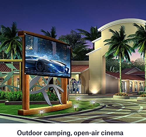 Tela de projeção de 60-120 polegadas 16: 9 HD Filmes portáteis de projetor portátil Teatro para home theater Outdoor