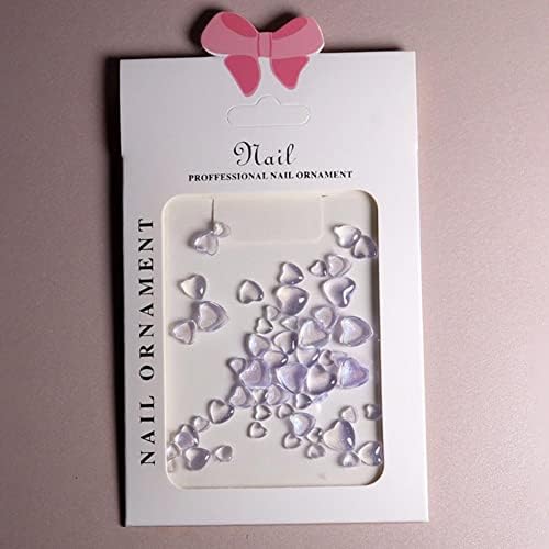 Reutilizável encantador 3d delicado amor de modelagem de coração projetos de manicure para feminino -