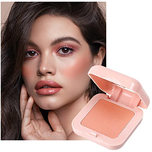 Lip Gloss Rose Color Powder Facial brilhante e destaque Maquiagem facial de beleza lenta