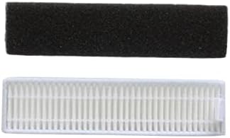 Brush lateral justo Weixing + Filtros de pano de filtro esponjas Filtros ajustados para ECOVACS DEEBOT SLIM DA60 D36A TEK TCR-S 2