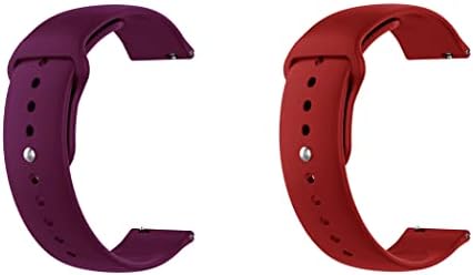 Uma banda de relógio de lançamento rápida de Echelon compatível com Amazfit Zepp Z Silicone Watch Strap With Button