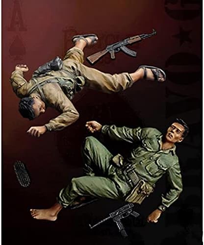Behtar 1/35 soldados vietnamitas feridos modelo de resina branca molde // f6740