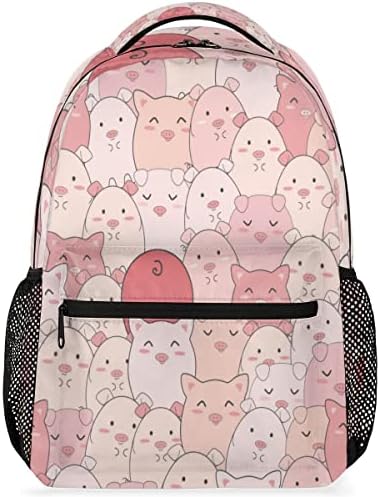 A alegria porquinhos laptop mochila bolsa de viagem
