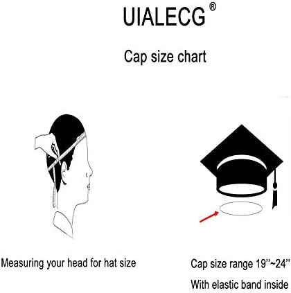 UALEGG UNISSISEX Adult Matte Graduation Cap