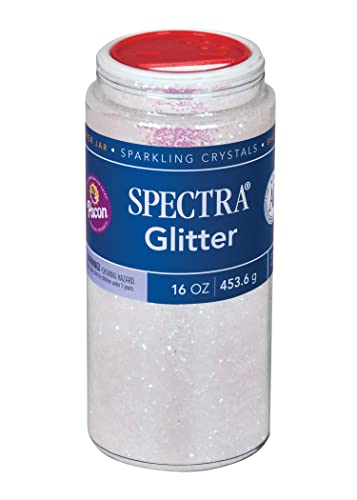 Spectra Arts & Crafts Glitter, Iridescent, 16 onças, 1 jar