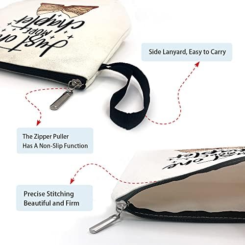 Saco de cosméticos Zhantuone ， presente de bolsa cosmética para bibliotecária ， Gretos da bibliotecária ， Biblioteca Livros