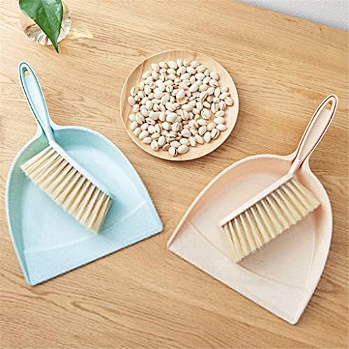 N/A Mini Broom Hand Broom e Dustpan Combo Ergonomic Brush Design Dustpan e Brush Conjunto para o sofá de piso da casa Limpeza de mesa