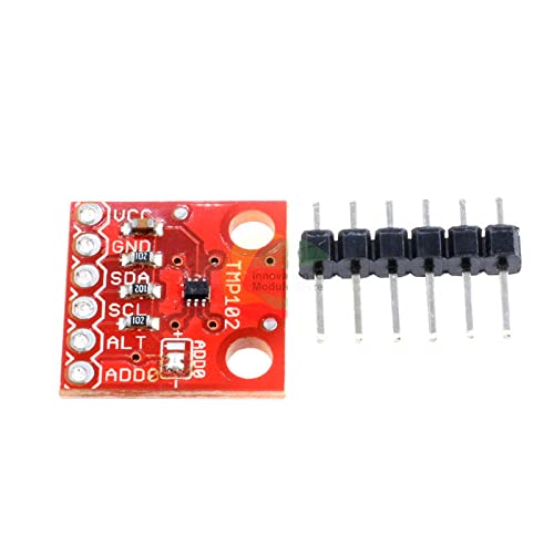 Mini TMP102 Digital Temperature Sensor Module Breakout Placa de dois fios I2C Interface serial Capacitor de encaixe resistor Pull