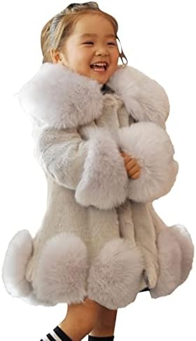 Jaqueta para meninas de criança outono inverno infantil infantil colarinho de lã de colarinho soild jaqueta de lã quente de lã de lã