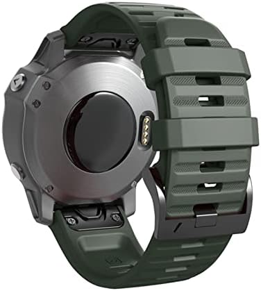 GQMYOK 26 mm 22mm Watch Watch Band para Garmin Fenix ​​7 7x 6x 6Pro relógio Silicone Easy Fit Wrist Strap for fenix
