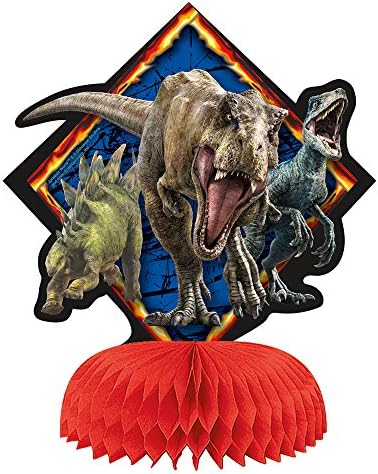 Kit de decoração do partido amscan | Jurassic World 2 | 7 pcs
