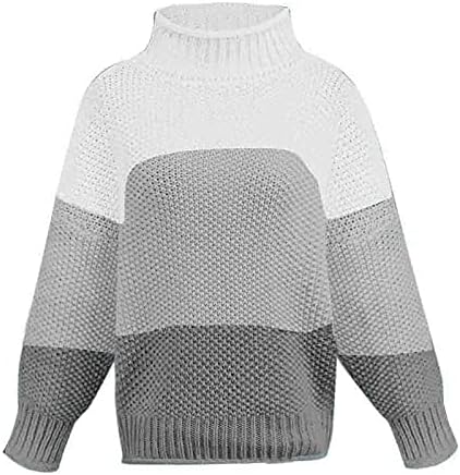 Senhoras Autumn/Winter Fashion Sweater Casual Turtleneck Knit