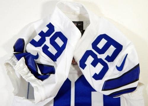 2017 Dallas Cowboys Marquez White 39 Jogo emitiu White Jersey 40 DP15510 - Jerseys de jogo NFL não assinado