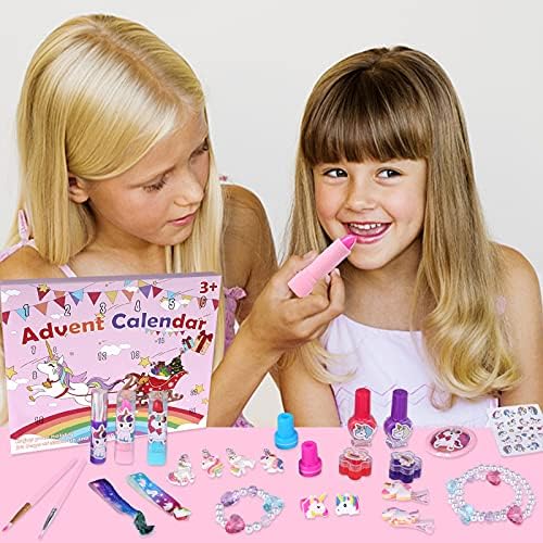 MjarTtoria Bundle 2022 DIY Jewelry Advent Calendar + Maquiagem Calendário do Advento para Jóias de Jóias de Jóias para meninas