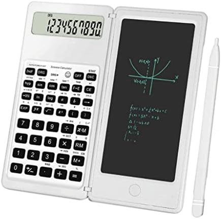 Calculadora científica de 10 dígitos HFDGDFK calculadora de engenharia de exibição LCD com tablet para escrita para o ensino