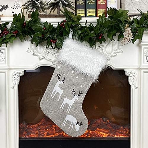 Presentes de estoque Socke Santa Decor Tree Ornament Manam