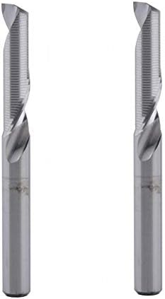 Ferramentas de corte XMeifeits 2pcs 5x22mm Cutters de moagem de flauta única para ferramentas CNC de alumínio Painéis compostos de