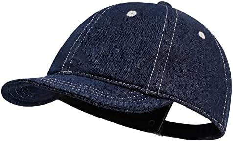 Croogo jeanim caminhoneiro chapéu curto tampa de beisebol de baixo perfil Dadd hats de chapéu de brilho plano de moda de