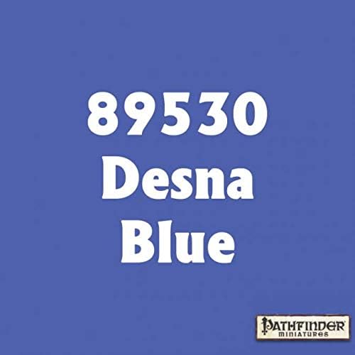 Desna Blue Master Series Hobby Paint .5oz Gotor de garrafas Pathfinder Colors Reaper Miniatures