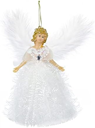 Decorações de Natal Pifude Ornamento de Natal Ornamento Anjo Pingente Ornamento com Asas Árvore de Natal Ano Novo Anjo Doll