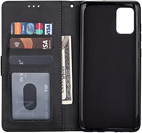 Szcinsen para Samsung Galaxy A51 Sleeve de proteção ao estilo da carteira, punho de manga de protetor de couro PU,