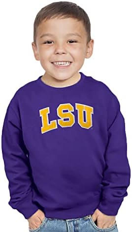 Little King NCAA Toddler Crewneck Sweatshirt com Tackle Swill Letters Team Colors 2T 3T 4T