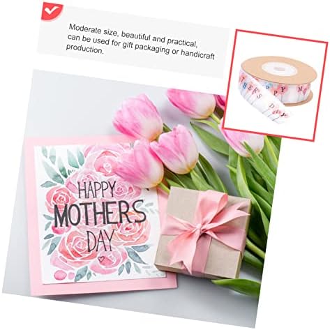 ABAODAM Decorações Padrão Mothers Craft Day Bouquet Letter Embelezamento Largura de aniversário Flores diy
