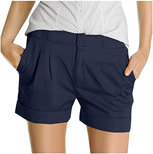 Calça de moletom de tamanho grande para mulheres shorts de moda de bolso chino calça curta de calças de tamanho grande feminino