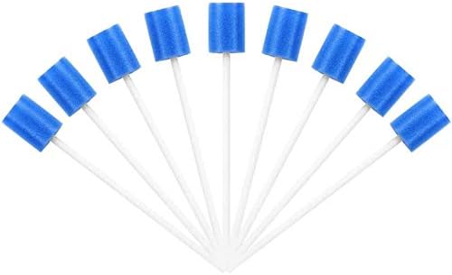 Cuidado com esponja azul da ponta Oral 100 Care Pack Pack Disponível Sticks Ferramentas de casa Melhoria para sempre esponja com suporte de sabão