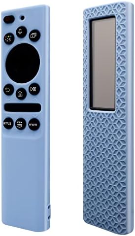 Caso de silicone Zevgov para Samsung Smart Solar Cell Remote Remote Série BN59, Protetora de manga de controle remoto à prova