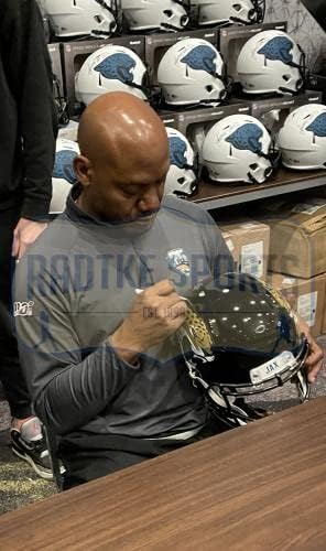 Jimmy Smith assinou Jacksonville Jaguars Speed ​​Speed ​​Authentic NFL Capacete - Capacetes NFL autografados
