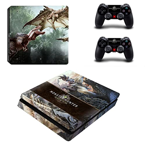 Game Monster Astella Armis Hunter PS4 ou Ps5 Skin Skin para PlayStation 4 ou 5 Console e 2 Controllers Decal Vinyl V15313