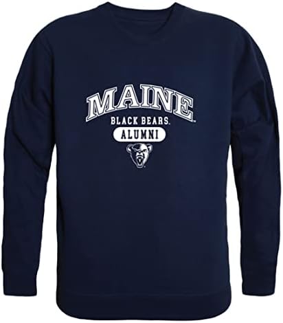 W UNIVERSIDADE REPÚBLICO DO Maine Black Bears Alumni Fleece Crewneck Sweetshirts - Marinha, Média