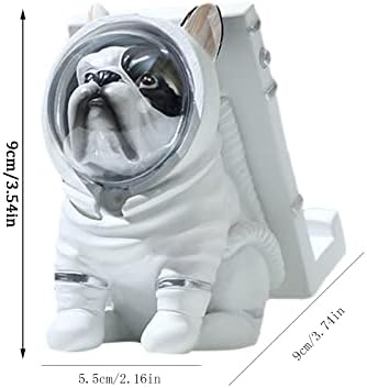 Fofo e engraçado celular stand atualizado exclusivo estilo astronauta resina durável