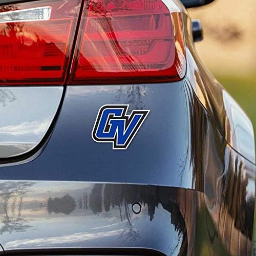 Grand Valley State University Lakers Blue Block GV NCAA Collegiate Car Decalper Bumper Sticker