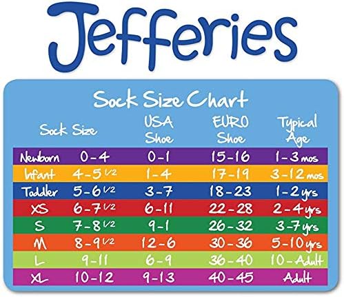 Jefferies Socks Unicorn das garotas Rainbow Stripe Ruffle Knee High Socks 2 Pack