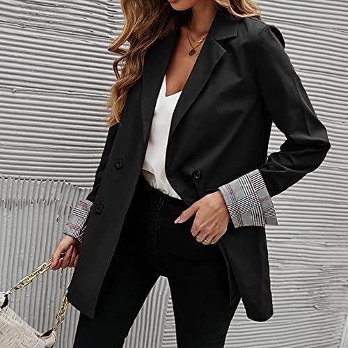 Minge Home Spring Spring Plus Size Casacos para mulheres Trendy Slave Lappel Lappel Cool Button Solid Sold Fit Coats