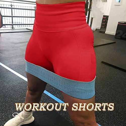 Shorts de treino de levantamento de bunda szkani para mulheres saques de bumbum com shorts de ginástica de ginástica de ginástica alta