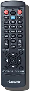 Controle remoto de projetor de vídeo de substituição para JVC DLA-HD550