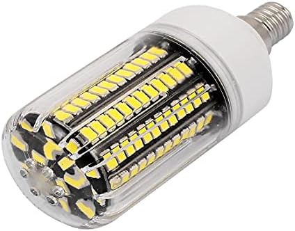 NOVO LON0167 AC 220V SUPER BRILHO E14 15W 136 x 5733SMD Lâmpada de lâmpada de milho que economiza energia Branca pura (Wechselstrom