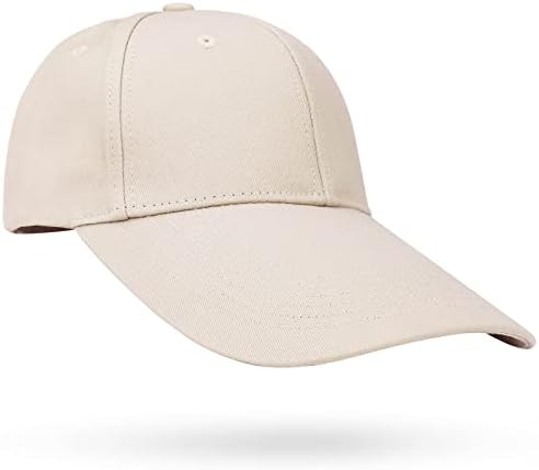 4,3 Long Bill Cap para homens Mulheres, boné de beisebol ajustável para o ar livre, chapéu de pesca de viseira extra longa