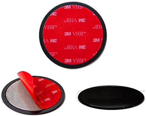 Navitech 80mm Circular Adesive Universal Dash Disc Compatível com o uso com copos de sucção de pára -brisas compatíveis com o TomTom