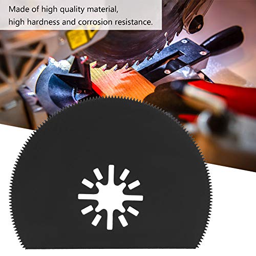 Akozon lâmina oscilante 10pcs 80mm de alto carbono de alto carbono semi-circular lâmina segmentada segmentada multi-ferramentas